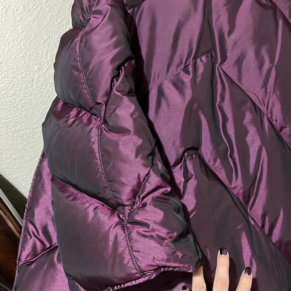 Gallery Puffer Coat size L Purple metallic - Picture 6 of 12